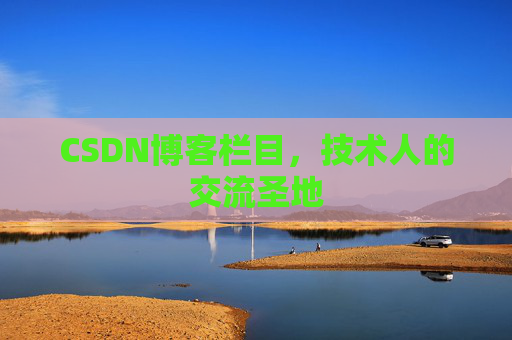 CSDN博客栏目，技术人的交流圣地